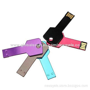 Colorful Metal Keychain USB Flash Drive